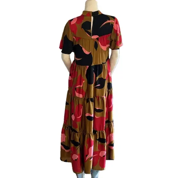 Anthropologie Corey Lynn Calter Gianna Tiered Maxi Dress. Size Small. - Picture 6 of 8